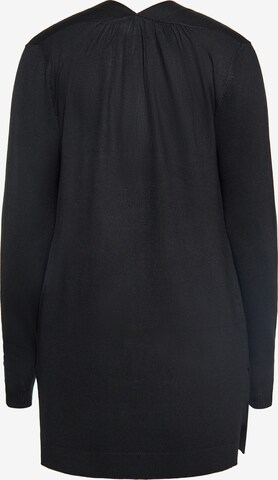 usha BLACK LABEL Knit Cardigan in Black