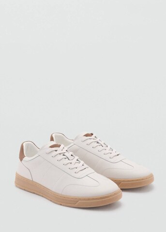 MANGO MAN Sneaker 'Metrolea' in Weiß