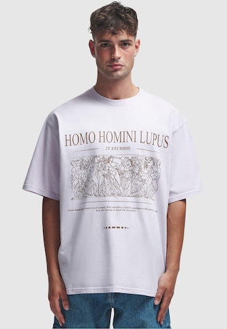 2Y Studios T-Shirt 'Homini' in Lila: predná strana