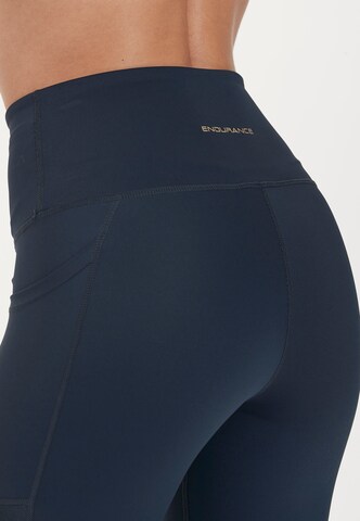 ENDURANCE Skinny Sportbroek 'Yurry' in Blauw