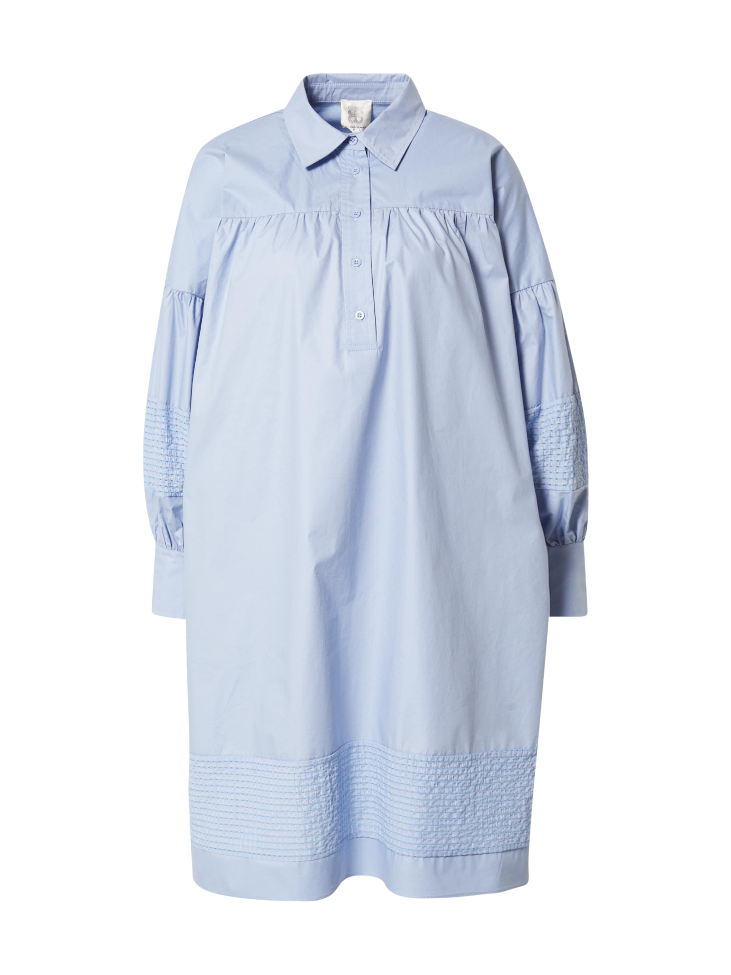 SECOND FEMALE Платье-рубашка 'Henri' в Синий: спереди