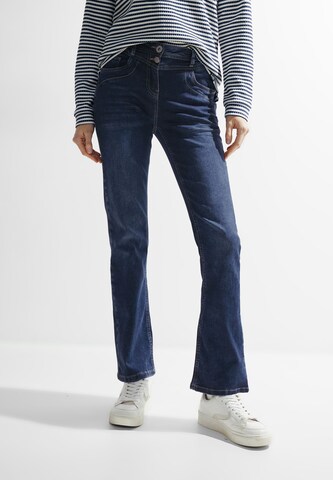 CECIL Flared Jeans in Blue: front