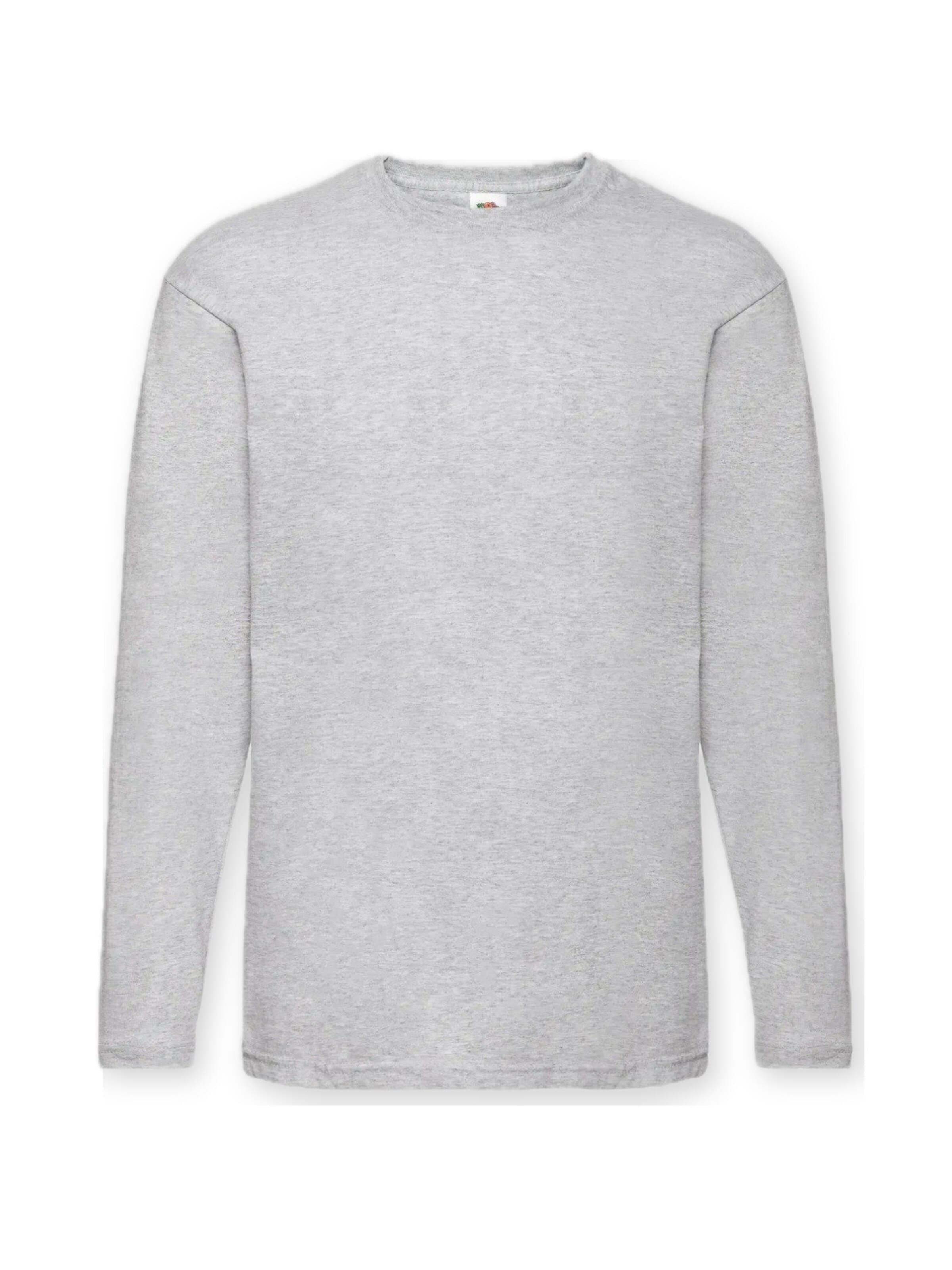 Sweat-shirt FRUIT OF THE LOOM en gris : devant