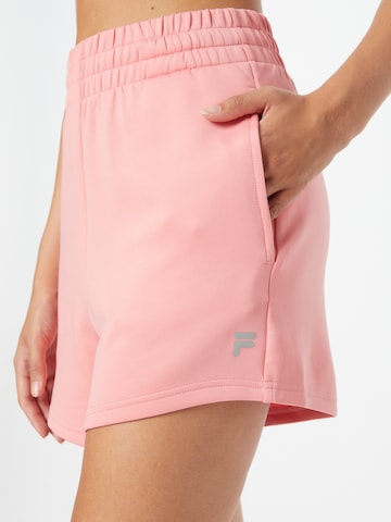 FILA Regularen Športne hlače 'CALAIS' | roza barva
