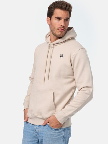 Mikon Sweatshirt 'Fliege' in Beige