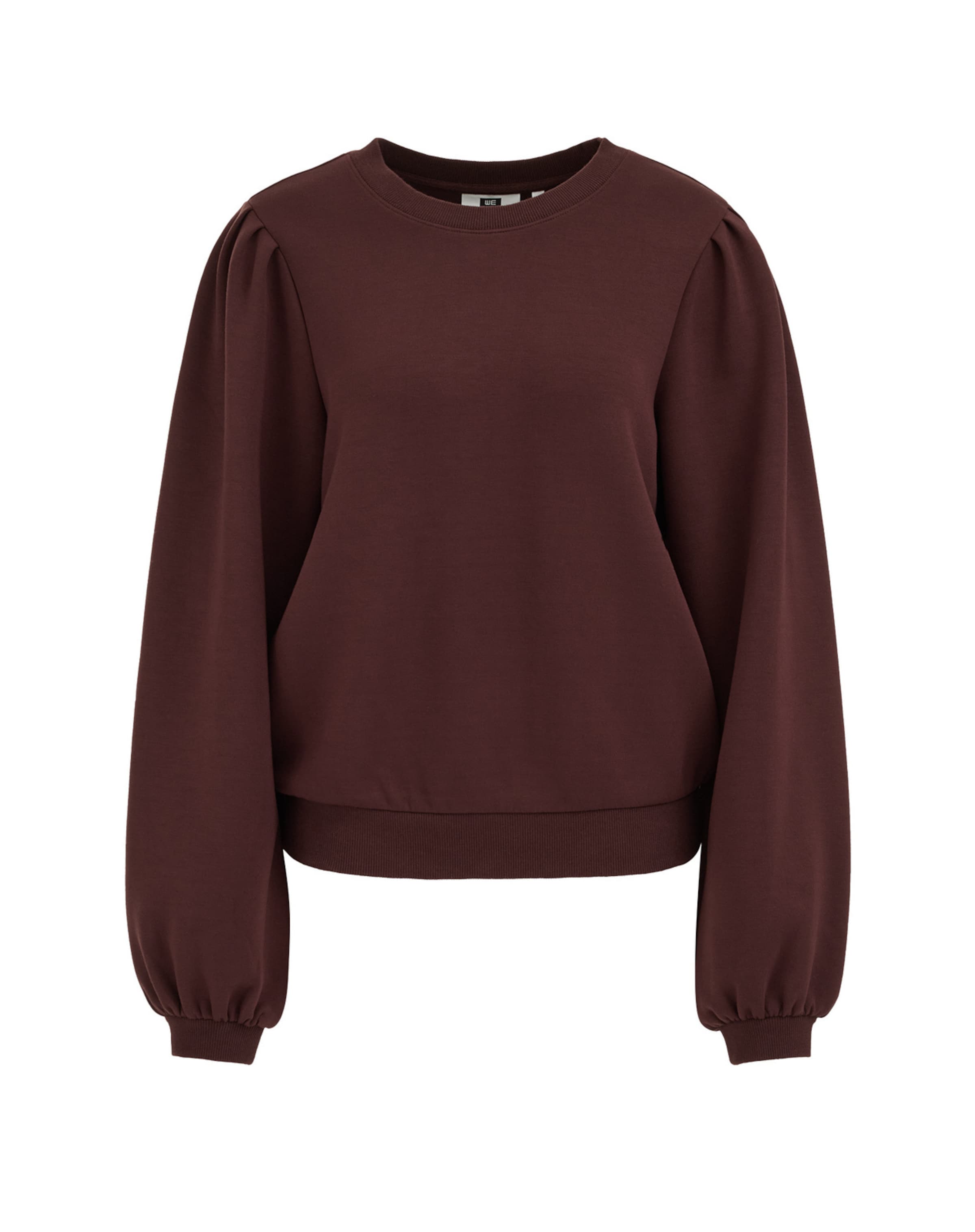 Sweat-shirt WE Fashion en marron : devant