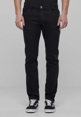 2Y Premium Regular Jeans in Blauw: voorkant