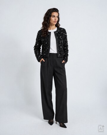 Milano Italy Between-Season Jacket in Black