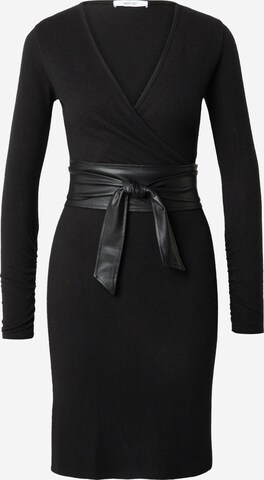 Robe 'Silvana' ABOUT YOU en noir : devant