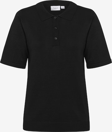 SAINT TROPEZ Svetr 'SZMila' – černá: přední strana