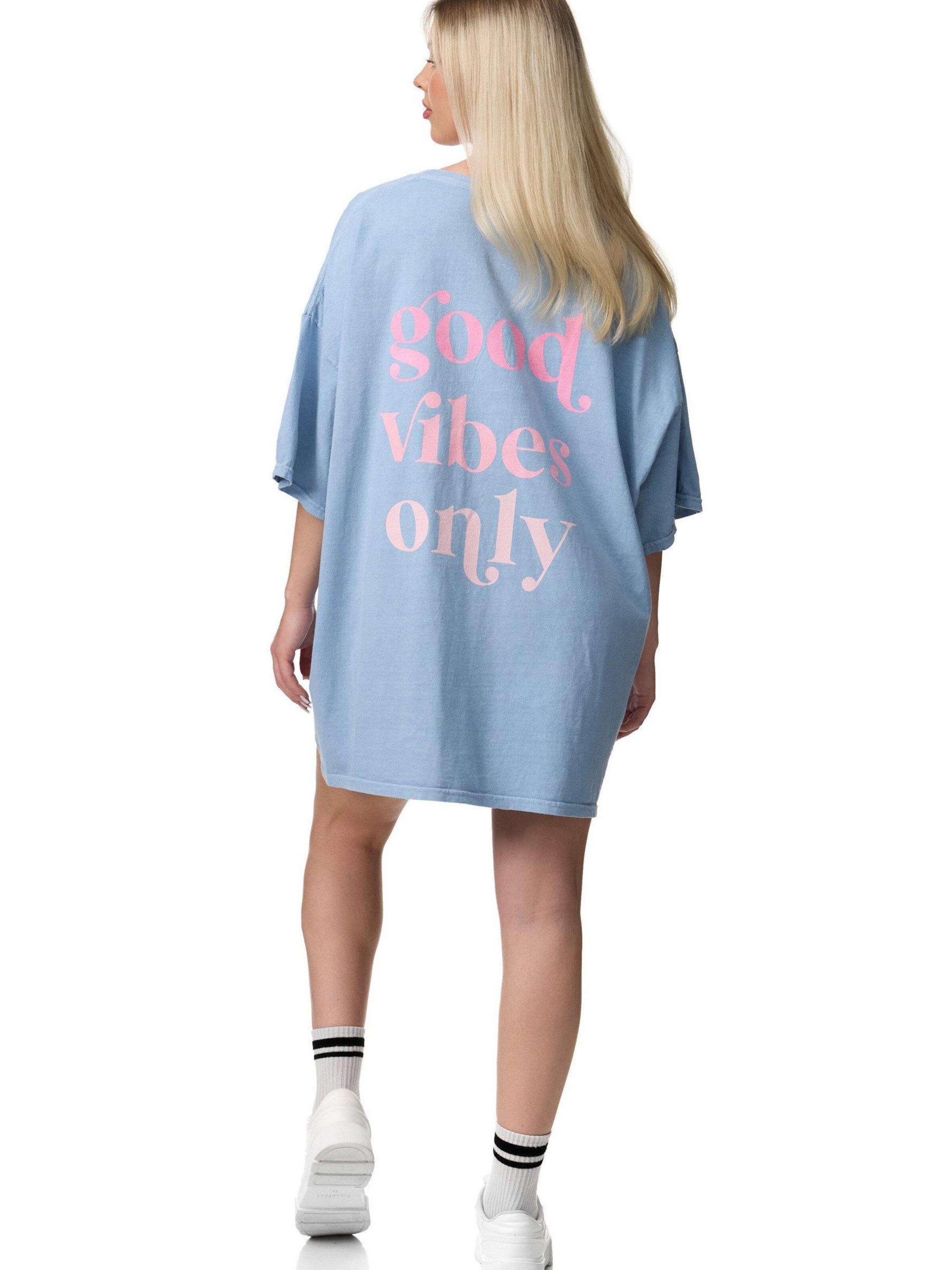 Worldclassca Oversizeshirt 'Oversize T-Shirt' in Blau