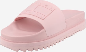 Tommy Jeans Mules 'ELEV' in Pink: front