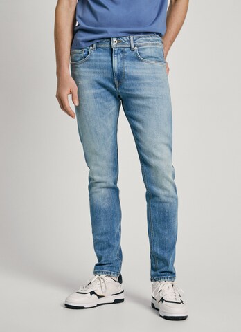 Pepe Jeans Tapered Jeans in Blau: Vorderseite
