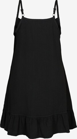 Zizzi Sommerkleid 'Jeasy' in Schwarz