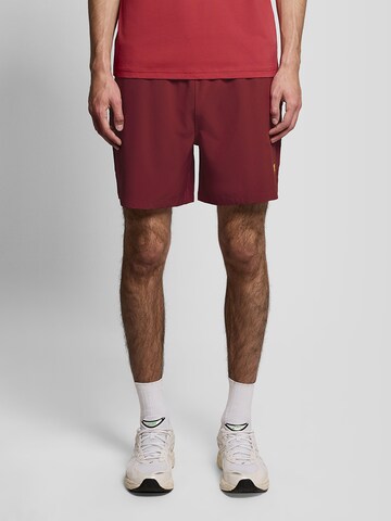 Lyle & Scott Regular Zwemshorts in Rood: voorkant