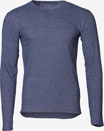 TREVOR'S Langarmshirt in Blau: predná strana