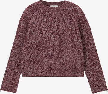 Pull-over Pull&Bear en rouge : devant