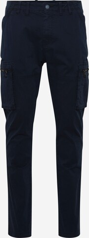 INDICODE JEANS Regular Cargo Pants 'Cargas' in Blue: front