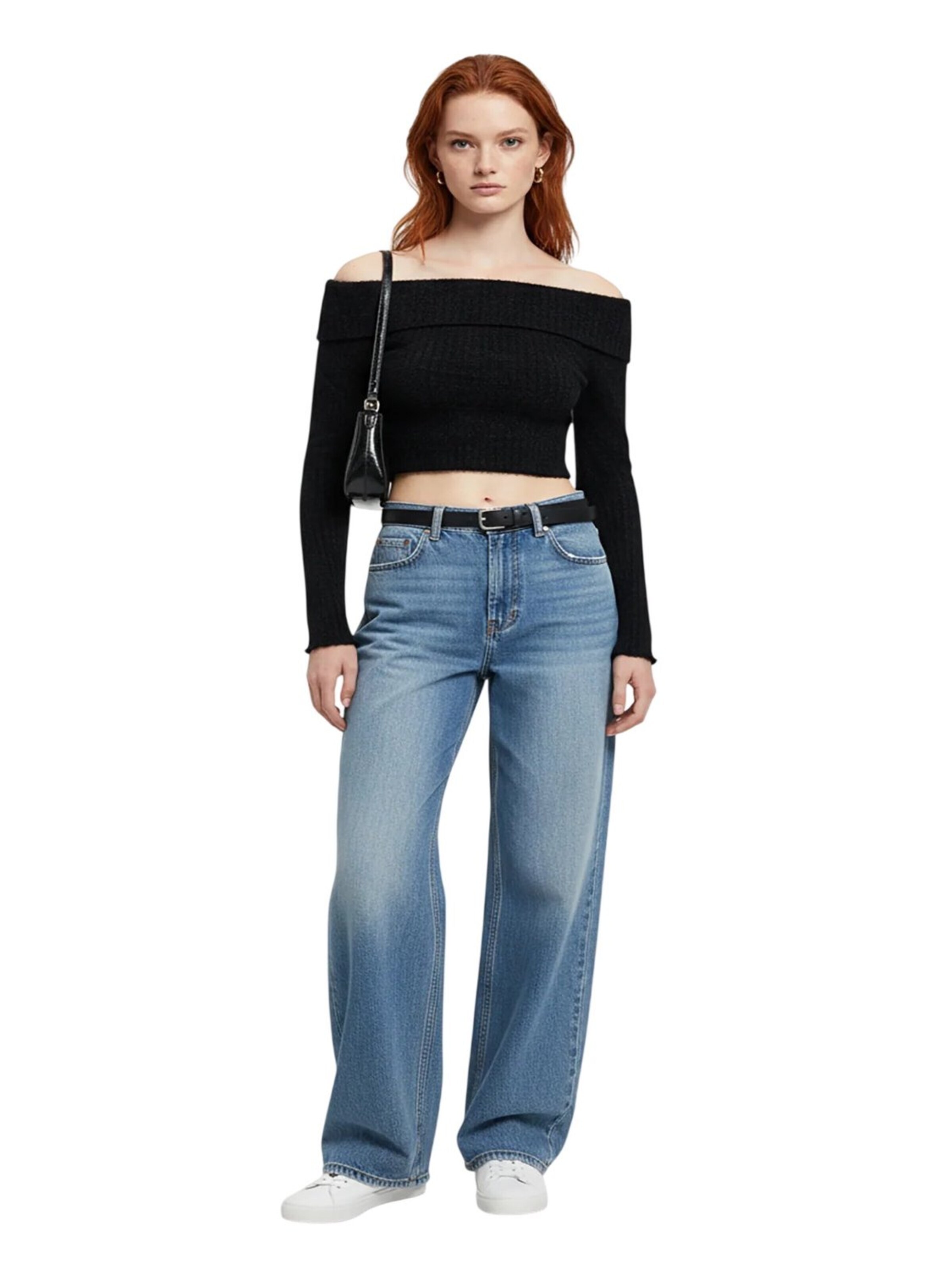 Alexa Dash Pullover in Schwarz