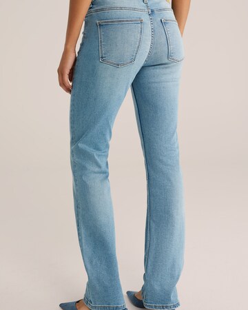 WE Fashion Bootcut Džíny – modrá