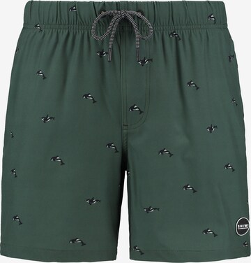 Shorts de bain Shiwi en vert : devant