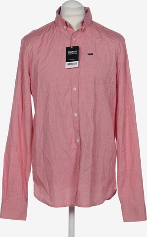 Superdry Button Up Shirt in XL in Red: front