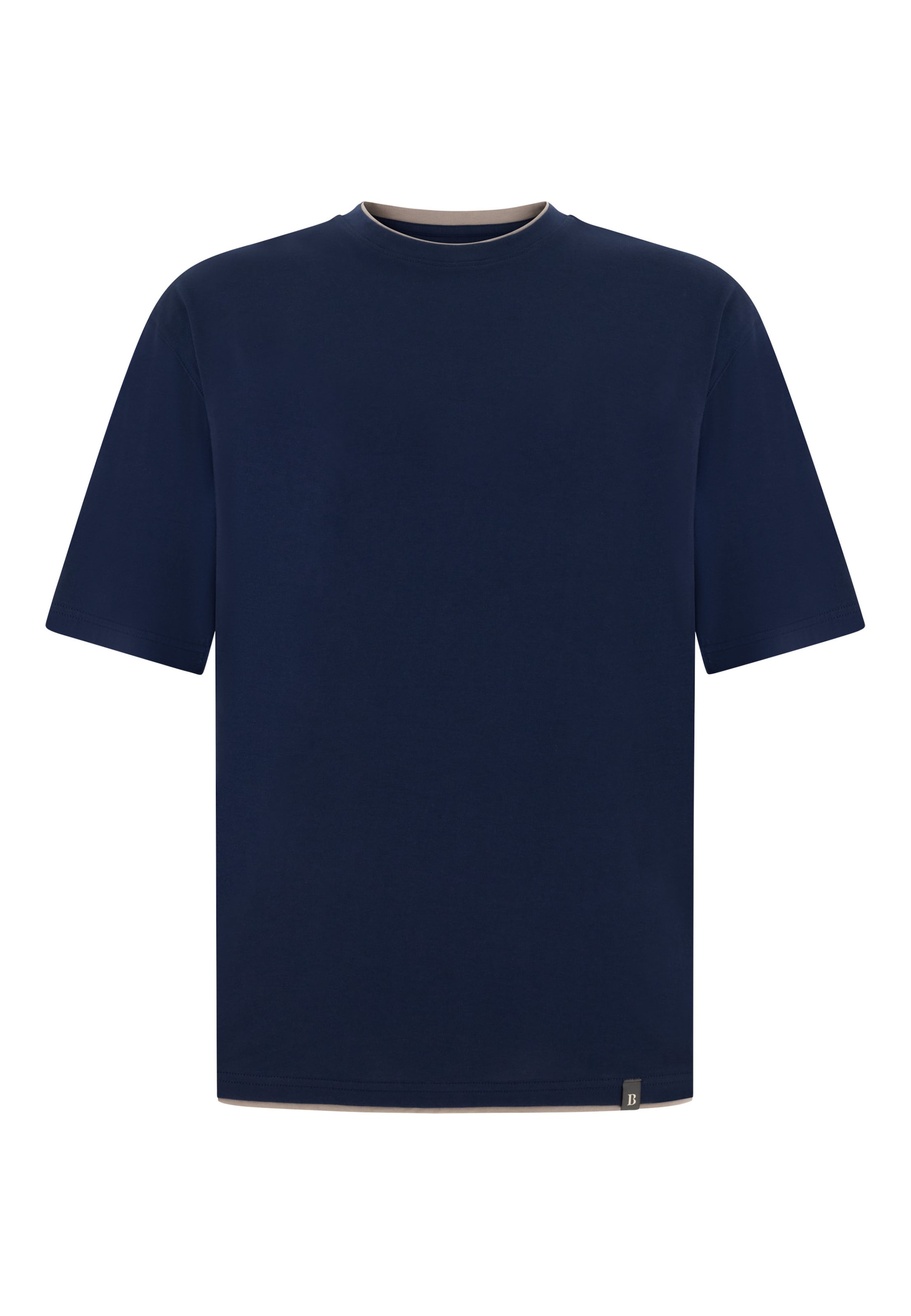 T-Shirt Boggi Milano en bleu : devant