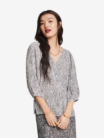 ESPRIT Blouse in Wit: voorkant