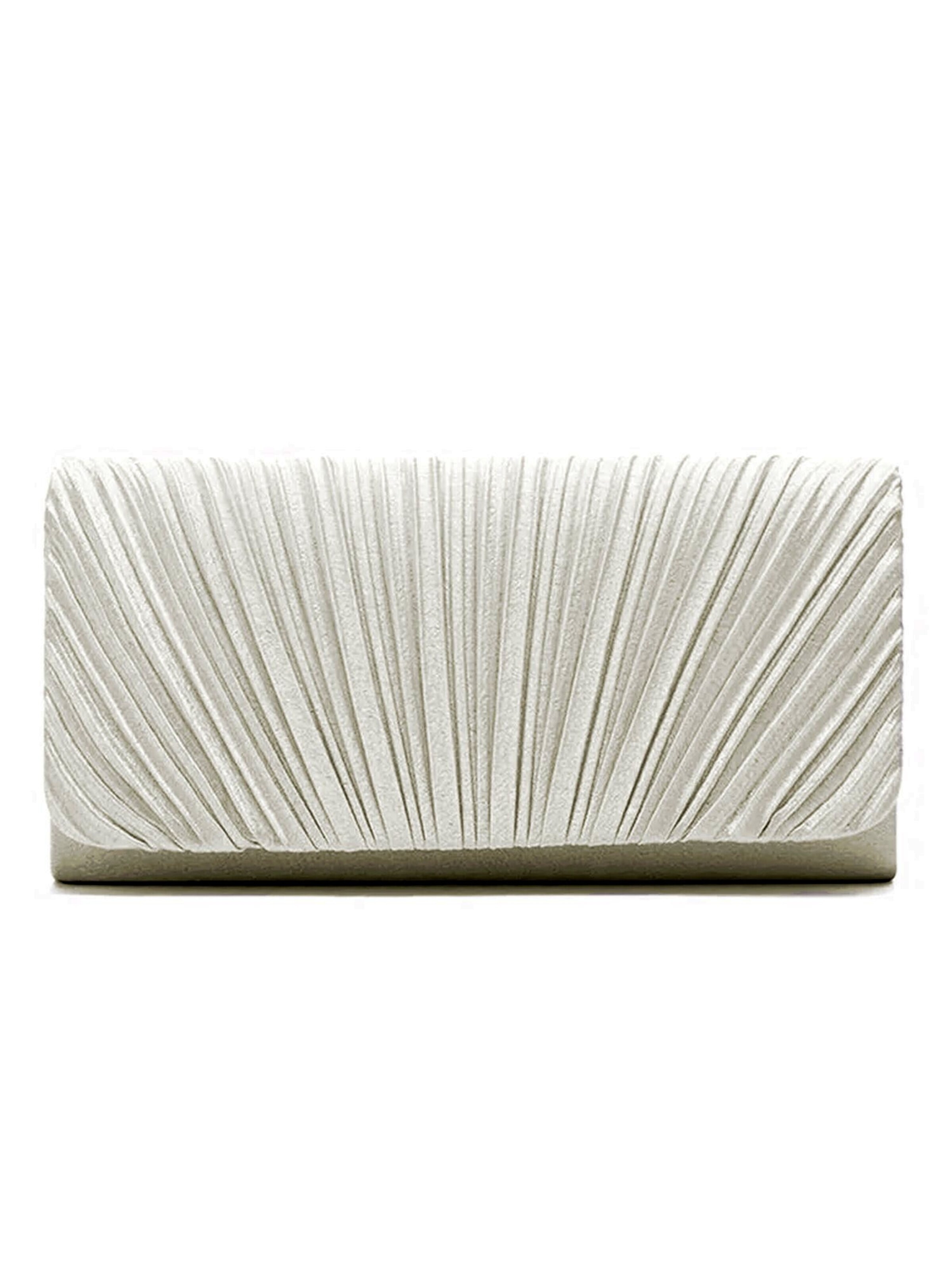 Tomshop24-7 Clutch 'Sati' in Silver: front