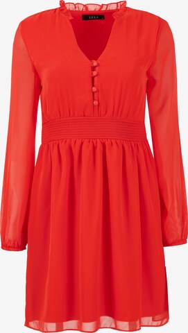 Robe LELA en rouge : devant