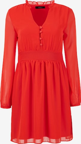 Robe LELA en rouge : devant