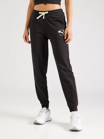 PUMA Дънки Tapered Leg Спортен панталон в черно: отпред