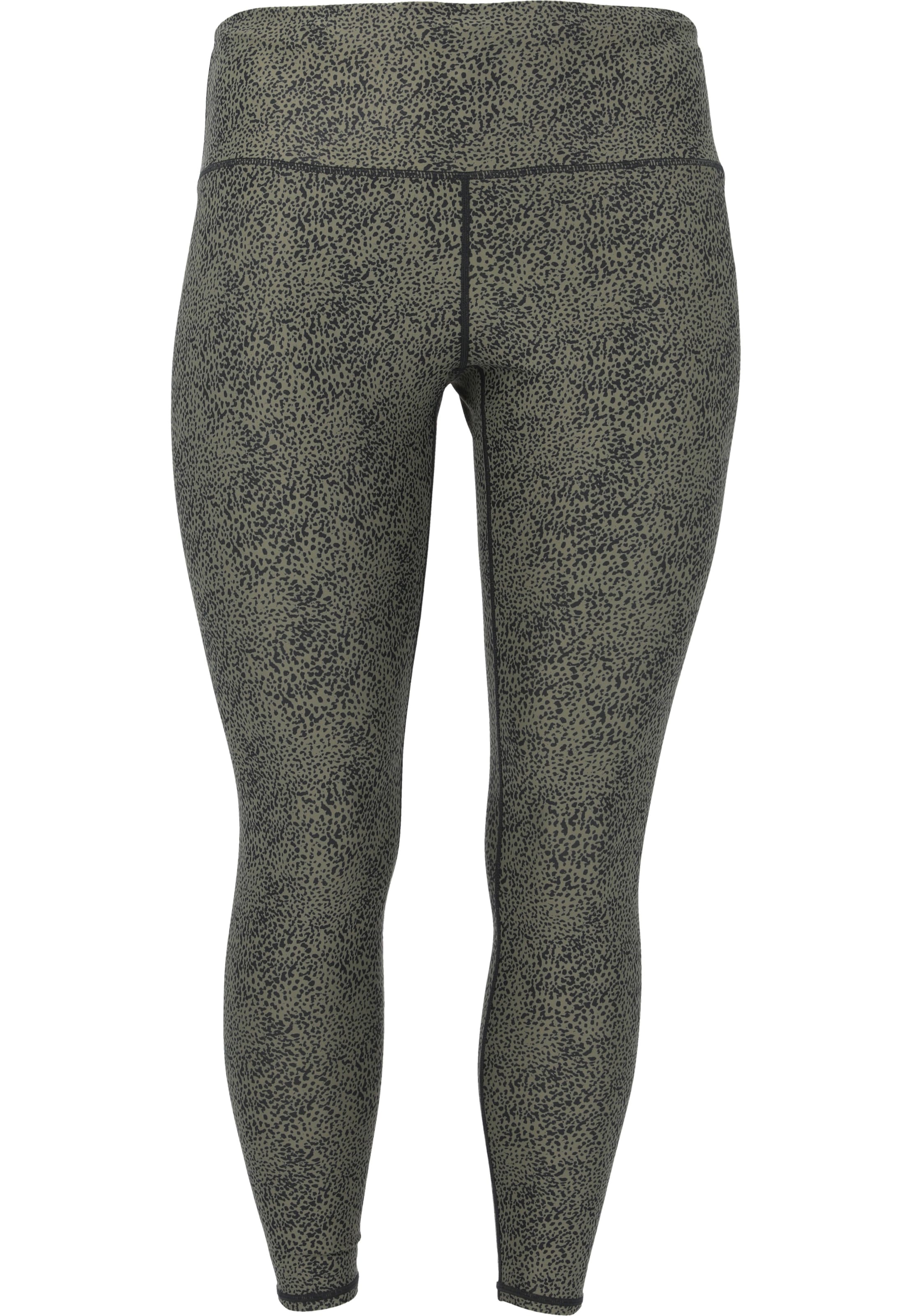 Q by Endurance Regular Sportbroek 'Cimmeria' in Groen: voorkant