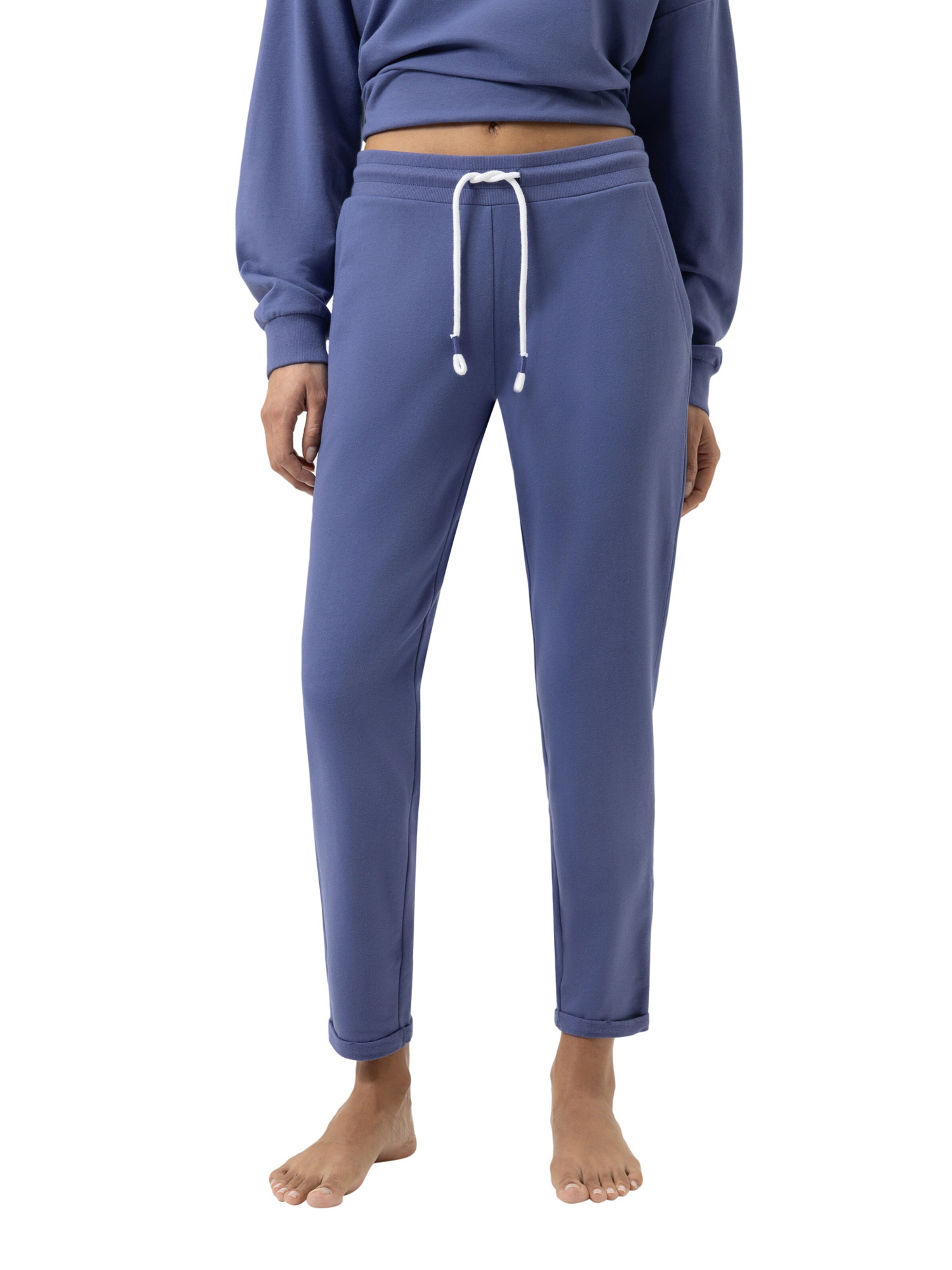 Pantalon de pyjama Mey en bleu : devant