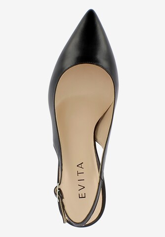 EVITA Damen Sling Pumps GIULIA in Schwarz