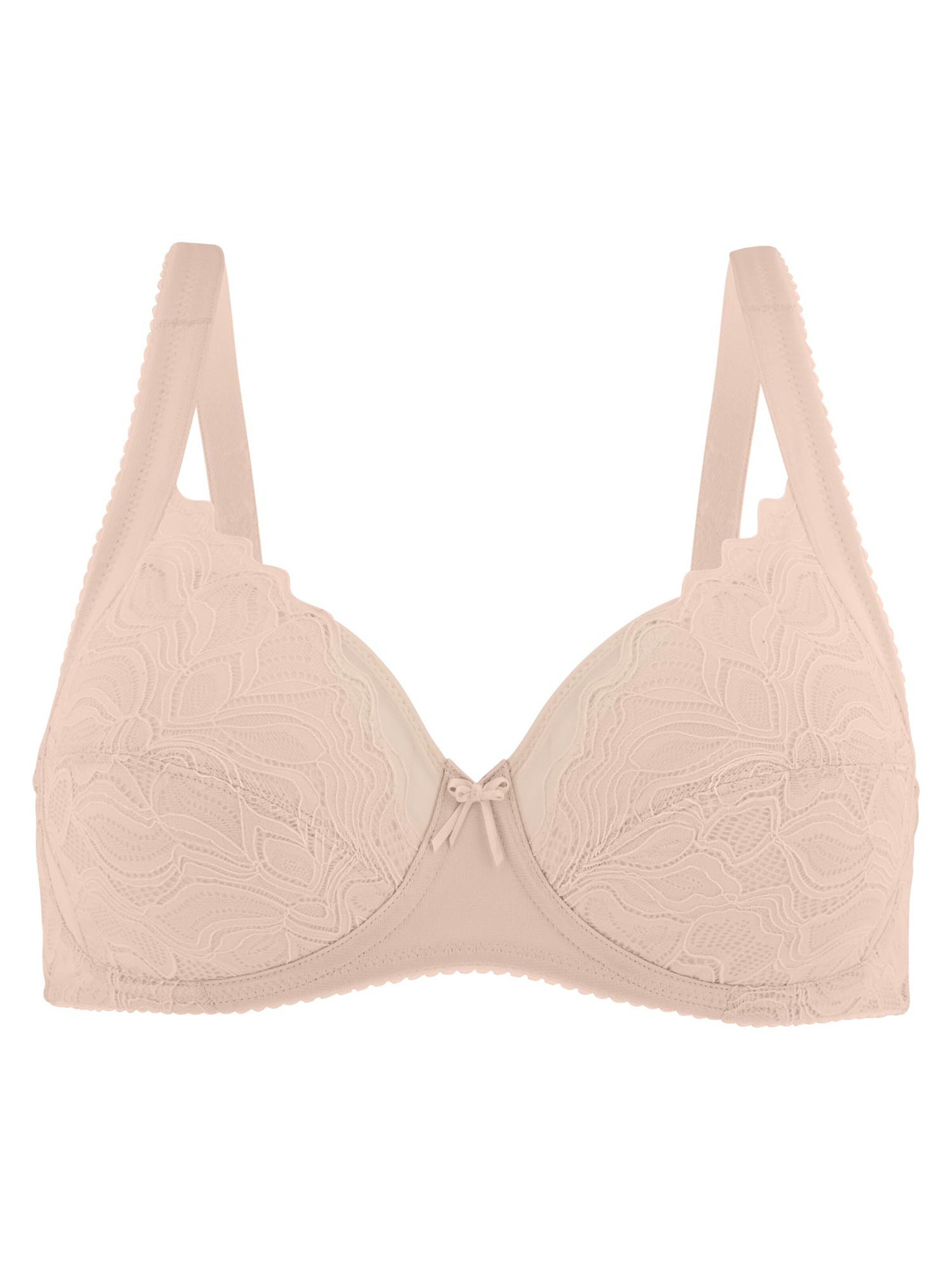 FELINA Bra 'Lovely Lotus' in Beige: front