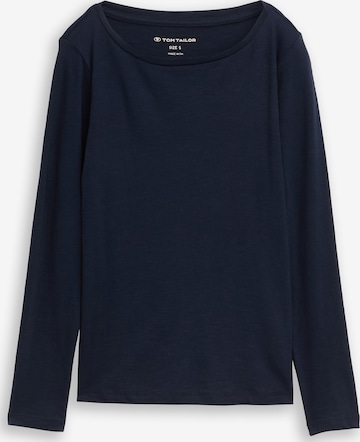 TOM TAILOR Tričko – modrá: přední strana