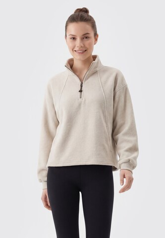 myMo ATHLSR Sweatshirt in Beige: Vorderseite