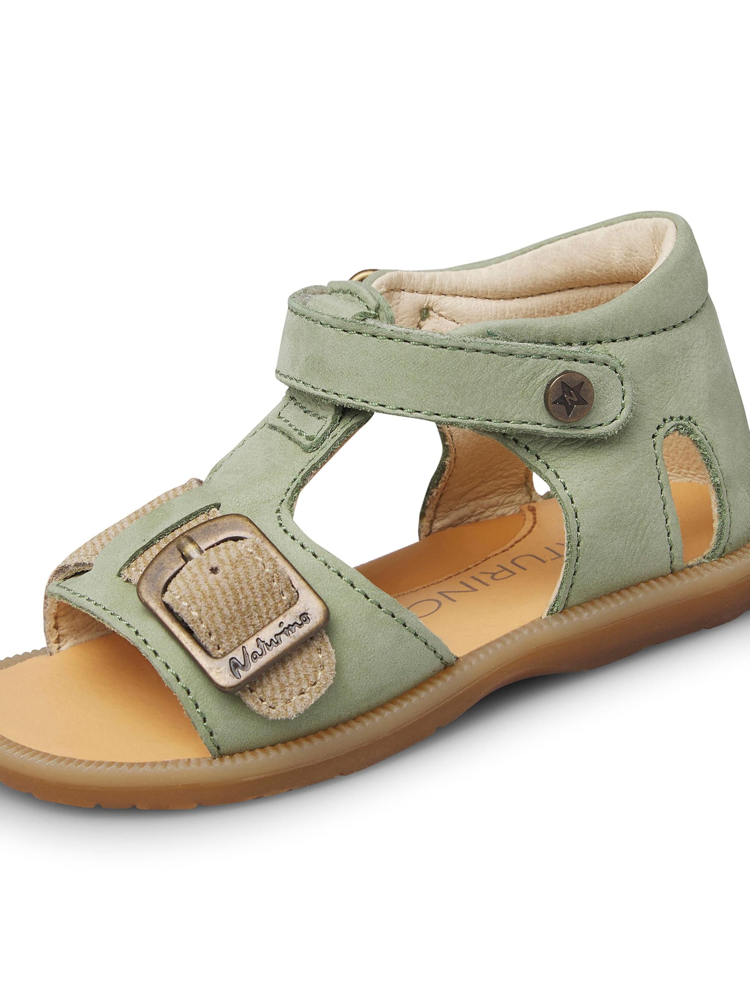 NATURINO Offene Schuhe 'QUARZO'‌‌‌‌‌‌‌‌ in Grün