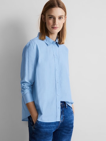 STREET ONE Blouse in Blue: front