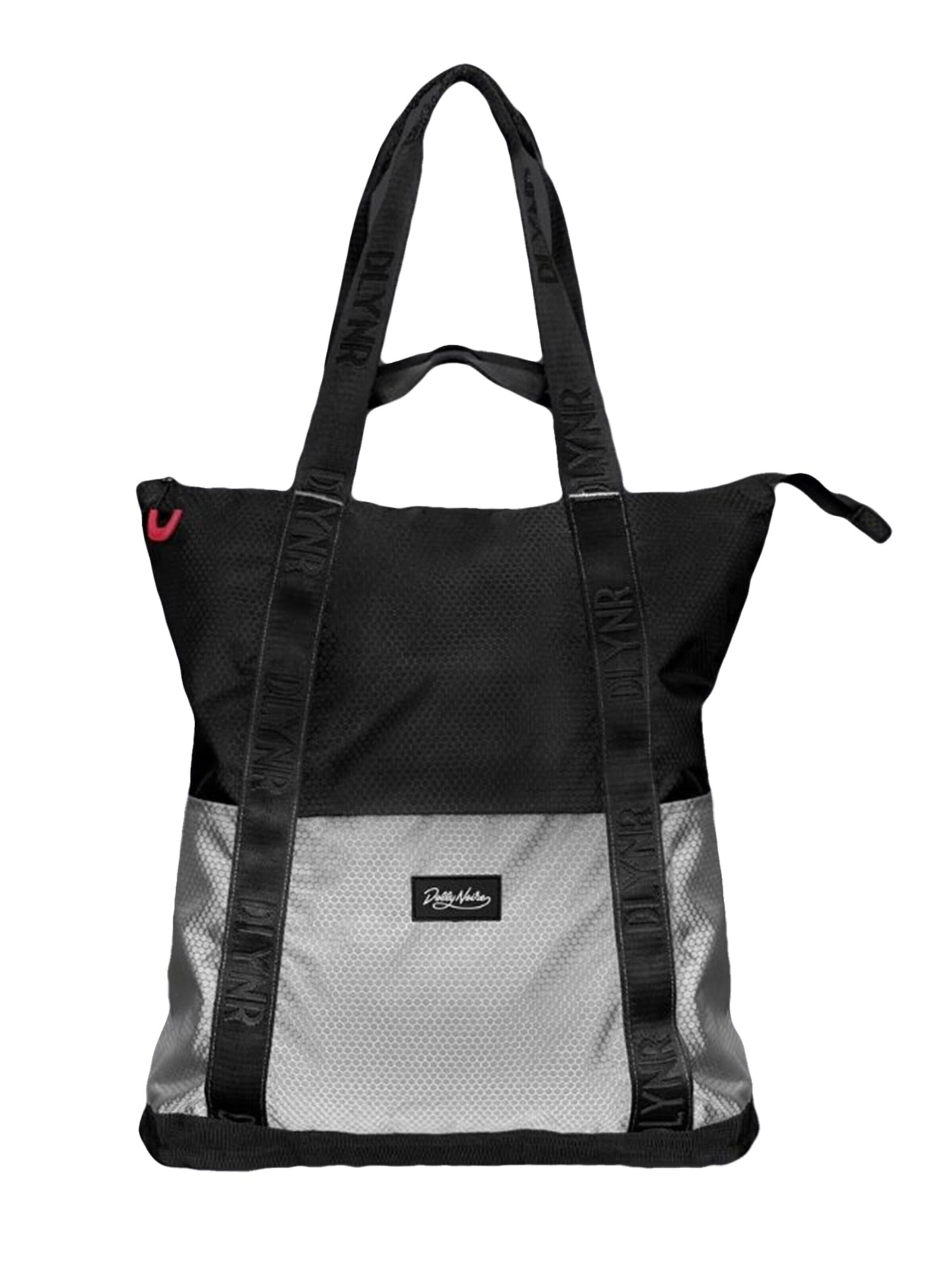 DOLLY NOIRE Shopper 'TACTICAL' in Zwart: voorkant