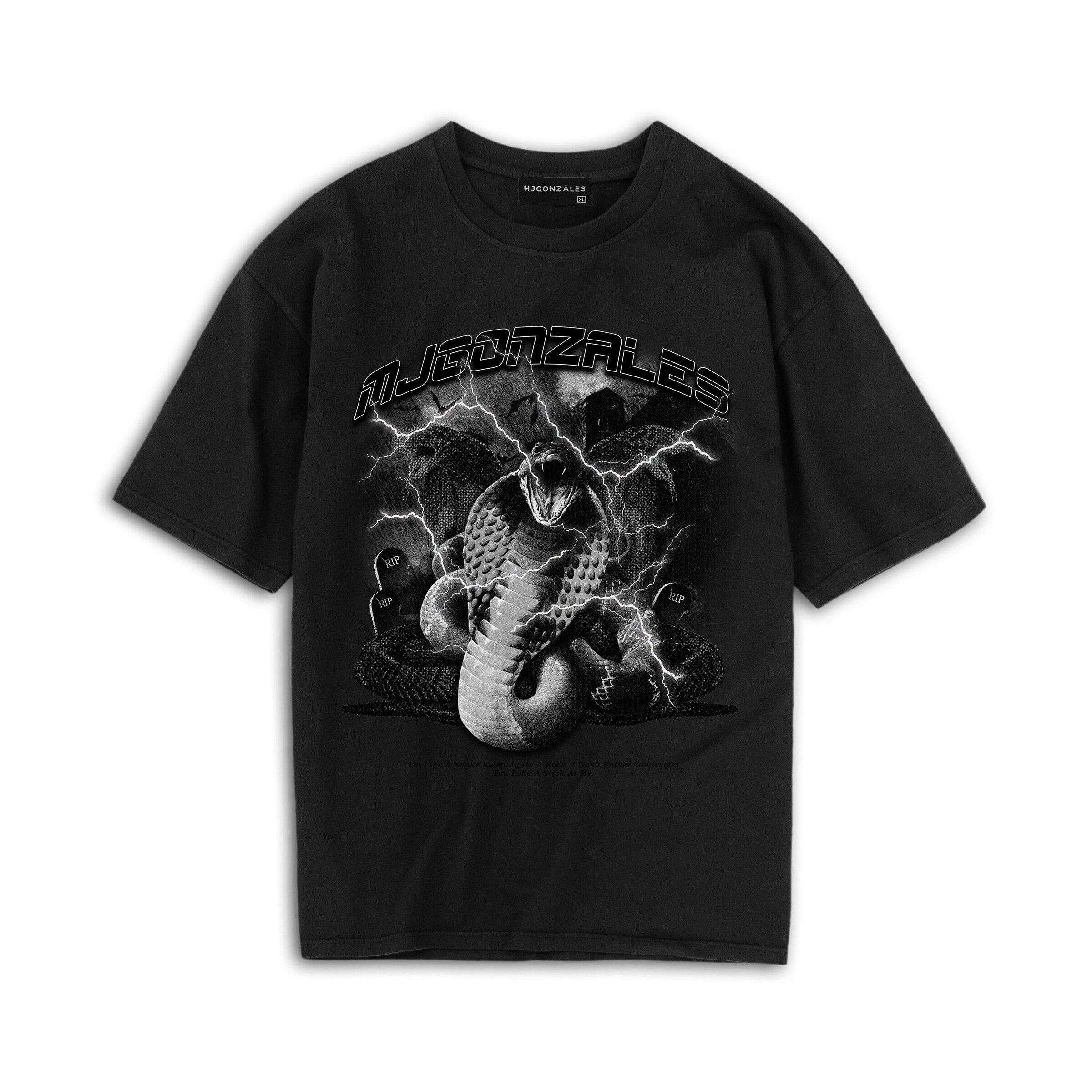 Maglietta 'Toxic V.1' di MJ Gonzales in nero: frontale