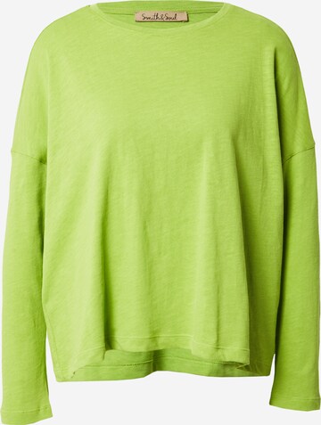 T-shirt Smith&Soul en vert : devant