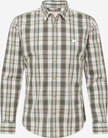 Chemise 'LS Battery HM Shirt Slim' LEVI'S ® en vert : devant