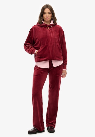 Veste de survêtement 'Country Club' Superdry en rouge