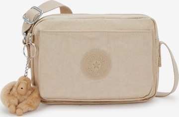smėlio KIPLING Rankinė su ilgu dirželiu 'Abanu': priekis
