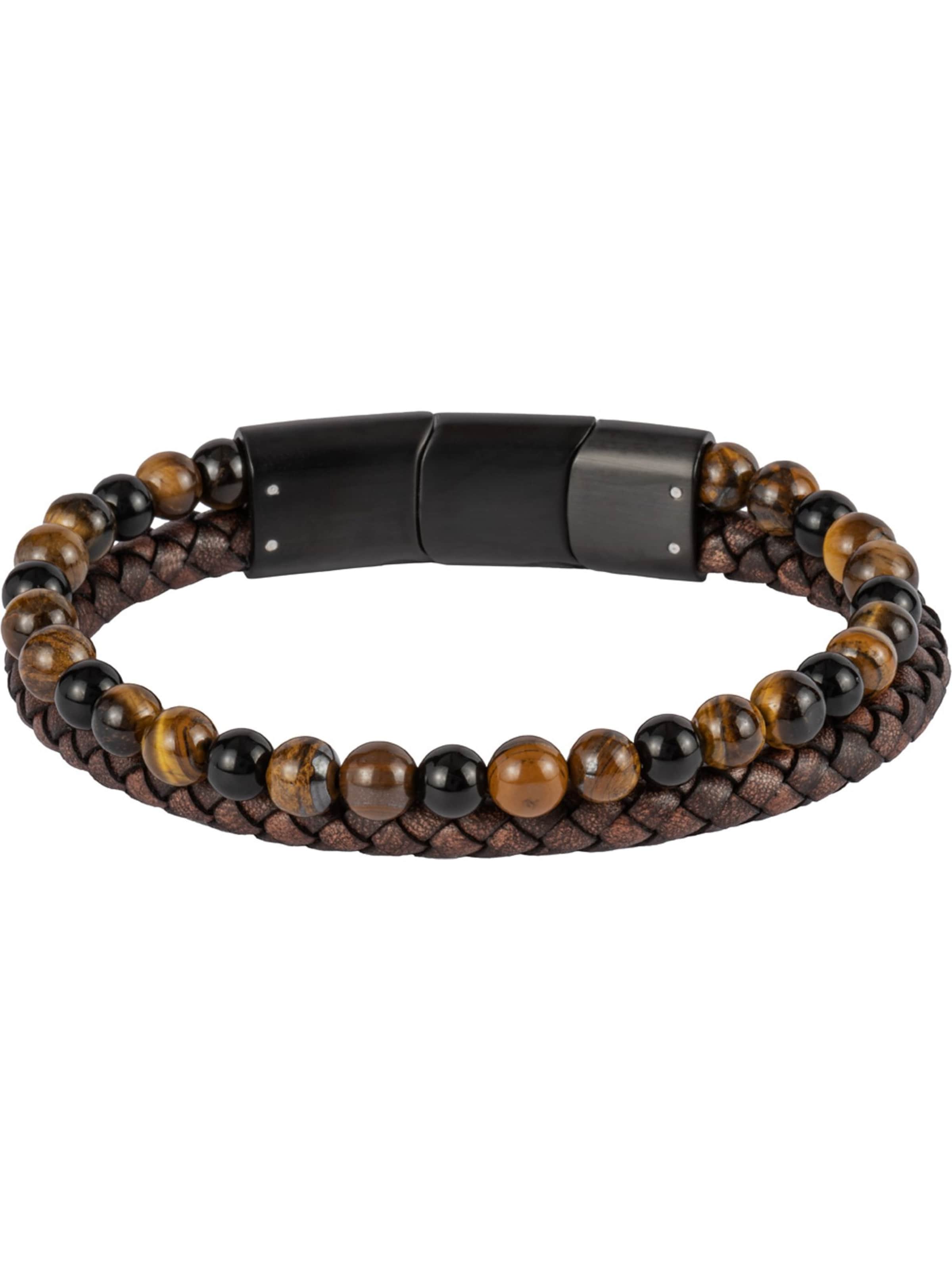 Jacques Lemans Armband in Braun: Vorderseite