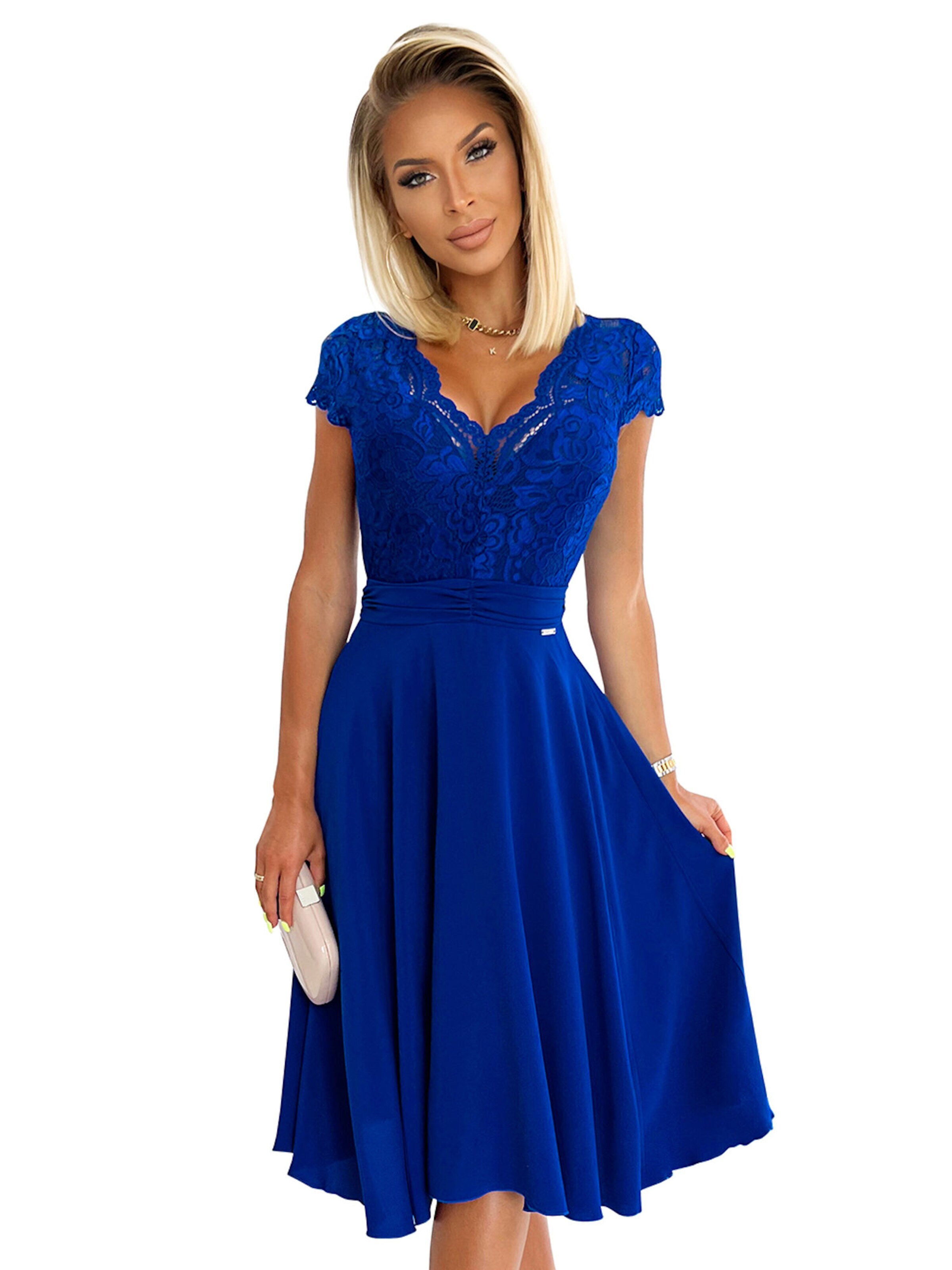 Numoco Evening Dress 'Linda II' in Blue: front