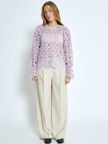 Camicia da donna 'Lotte' di minus in lilla