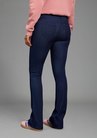 ARIZONA Flared Jeggings in Blue